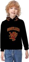 Scottish Rampant Lion Childrens Hoodies Printed Hooded Pullover Sweatshirt For Boys Girls