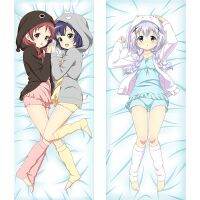 (ปลอกหมอนเท่านั้น) เป็นคำสั่งซื้อกระต่าย Dakimakura อนิเมะ Kafuu Chino Joga Maya Natsu Megumi ธีมปลอกหมอนปลอกหมอนของขวัญที่กำหนดเอง