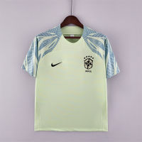 Ready Stock 【Training Shirt】Brazil Jersey 2022 2023 Man Football Training Shirt 22/23 Mn Soccer Jersey Shirt