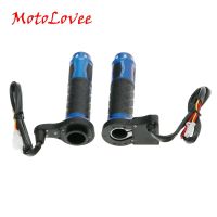 ✼☜☑ MotoLovee Motorcycle Heated Grips Motorbike ATV Scooter Electric Hot Grip 22mm 7/8 Handlebar Hand Warmer Aluminum 12V