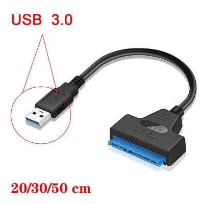 【ร้อน】 USB 3.0 SATA Cable Adapter Extension สายคอมพิวเตอร์เชื่อมต่อสนับสนุน2.5นิ้วภายนอก Ssd Hdd ฮาร์ดไดรฟ์ USB Sata