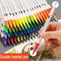 12 Colors Markers Double Ends Manga Art Brush Pen Set School Accessories Lettering markers Art supplies Sketch drawing graffiti