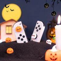 4pcs Pumpkin Ghost Joy Con Thumb Grips Joystick Caps Soft Silicone Covers Button For Nintendo Switch Oled Switch Lite Controller Controllers