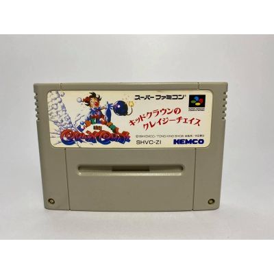 ตลับแท้ SUPER FAMICOM  Kid Klown in Crazy Chase