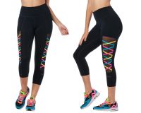 Zumba Stay Fab Crop Leggings (กางเกงเลคกิ้งออกกำลังกายซุมบ้าและโยคะ)