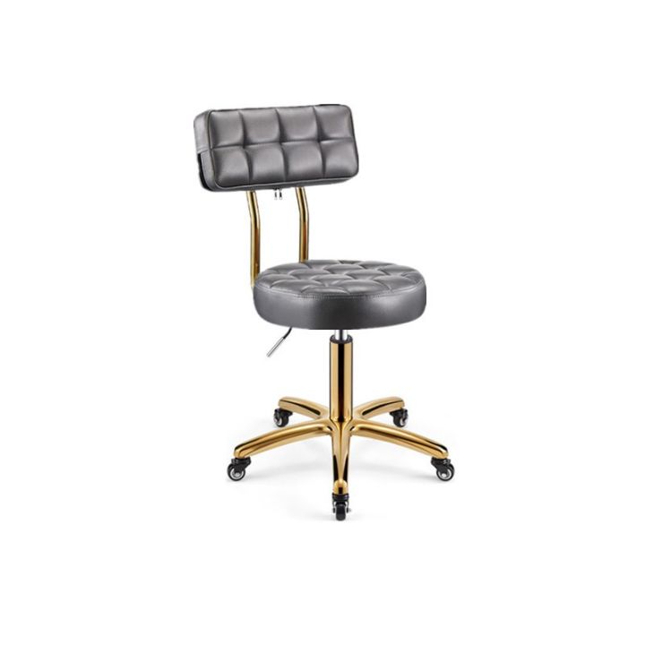 เก้าอี้พนักพิง-เก้าอี้ช่าง-ปรับขึ้นลงได้-เก้าอี้-เก้าอี้สตูลช่างทำเล็บ-เก้าอี้พนักพิงล้อเลื่อนหมุนได้360-องศา