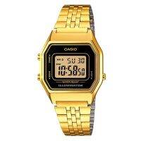 ของแท้100% คาสิโอ นาฬิกาข้อมือ Casio Standard LA680WGA-1DF สีทอง ประกัน1ปี ร้าน Time4You T4U