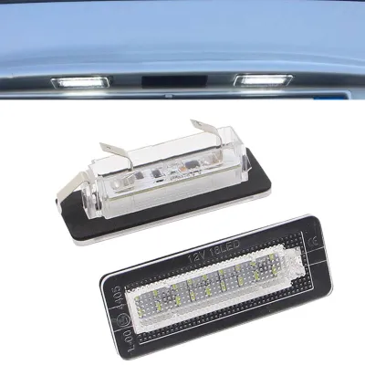 Car LED License Plate Light for Benz Smart for Two Coupe Convertible 450 451
