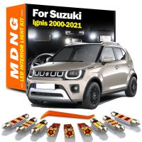 ☽✖✠ MDNG Canbus LED Interior Map Dome Light Kit For Suzuki Ignis 2000-2013 2014 2015 2016 2017 2018 2019 2020 2021 Car Led Bulbs