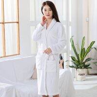 เสื้อคลุมอาบน้ำ ขนแกะ แบบหนา สำหรับทุกเพศ