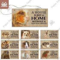 Lupeishop Pet Mouse Sign Wood Hanging Plaque-ป้ายไม้น่ารักสำหรับหนูตะเภาหนูหรือเมาส์ House Wall Decor-ธีมมิตรภาพที่น่ารัก-อุปกรณ์สัตว์เลี้ยงน่ารัก