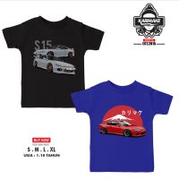 S-5XLเสื้อยืดทุกวันdailyเสื้อยืดผ้าฝ้ายพิมพ์ลายเสื้อยืด ลาย Nissan SILVIA S15 สําหรับเด็กSto5XL