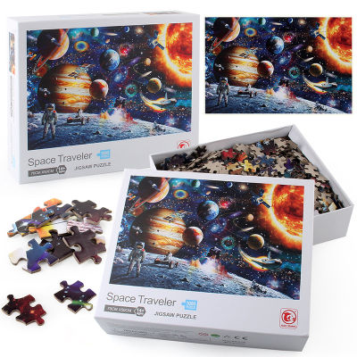 jigsaw puzzles 1000 pieces Space traveler Landscape 1000 PIece puzzle toys for s children kids games educational Toy