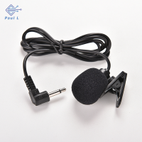 【Paul L】 3.5mm MINI Studio Speech ไมโครโฟนคลิปบนปกสำหรับ PC Desktop Notebook