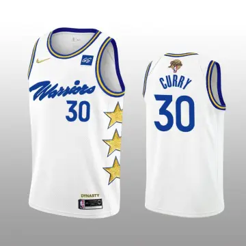 Nike Golden State Warriors Stephen Curry Men's Authentic MVP Jersey - White/Silver