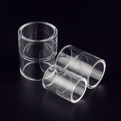 Acrylic Pipe Straight Connector Aquarium Fish Tank Pipe Fittings Transparent Plexiglass PMMA Acrylic Tube 2 Way Joint Adapter