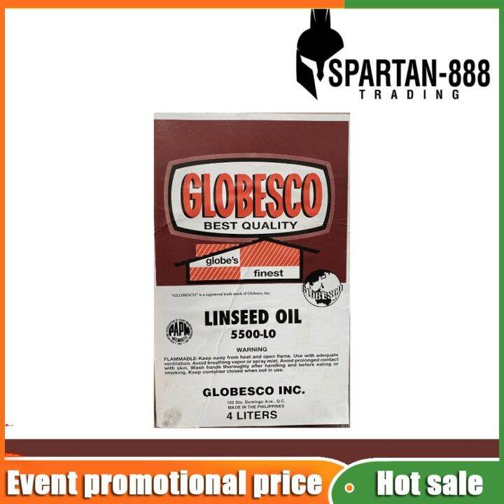 Globesco Linseed Oil 1 Gallon Lazada PH