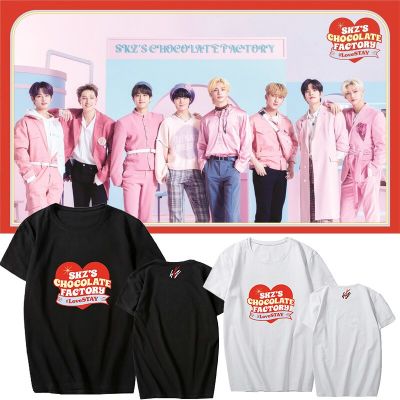 Stray kids t shirt SKZ Lovestay t-shirts K Pop Hip-Hop  Premium Quality Cotton Fans Support shirt