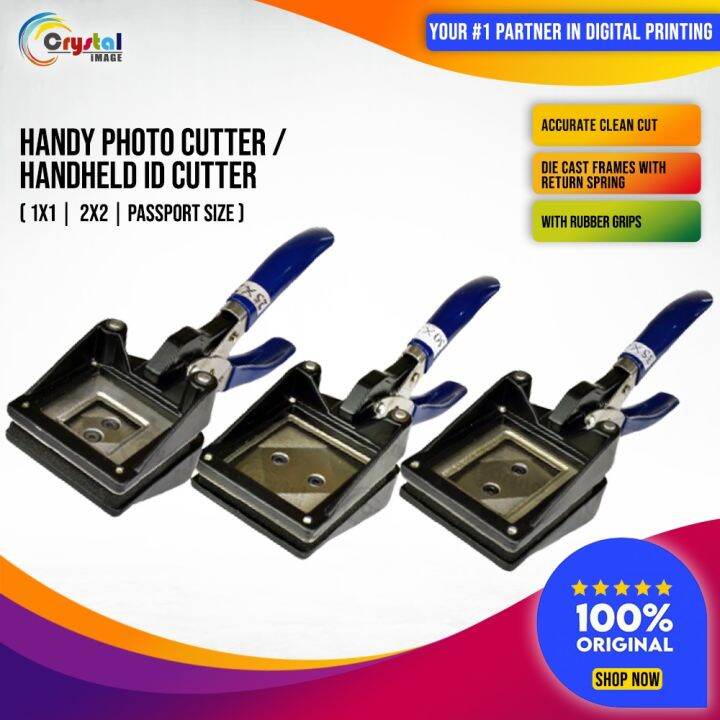 Handy Photo Cutter Handheld ID Cutter ( 1x1 2x2 Passport Size )♦