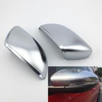 Car Mirror Cover For VW Golf MK6 VI 6 Touran 2011-2015 Matte Chrome Silver Rearview Mirror Cover Protection Cap Car Styling