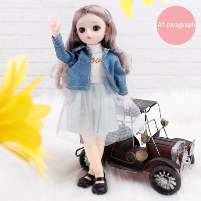 Adollya BJD Doll With Clothes Skirt Shoes Boys Movable joints Doll Toys for Girls 30cm BJD Ball Jointed Swivel 6 Dolls