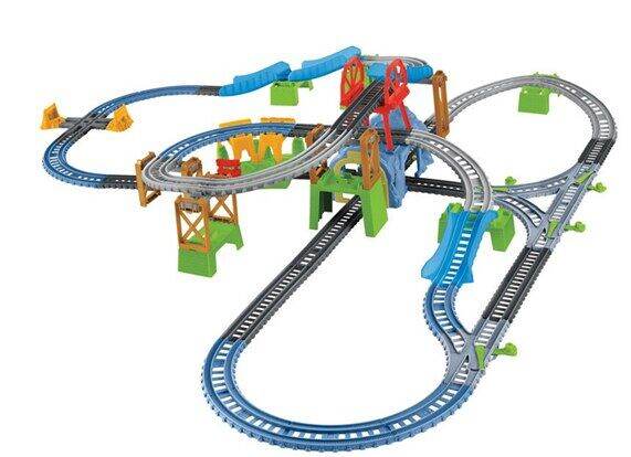 ชุดรถไฟฟ้าของเล่น-diy-รางประกอบ-thomas-and-friends-percy-6-in-1ของเล่นเด็กผู้ชาย-ghk83ของขวัญคริสต์มาสสำหรับเด็ก