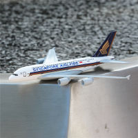 Singapore Airlines Airbus A380 Aircraft Alloy Diecast Model 15cm Aviation Collectible Miniature Souvenir Ornament