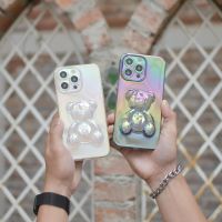 Case เคสไอโฟน น้องหมี 3D Aurora แบบอ่อน City Dog สำหรับ 14ProMax