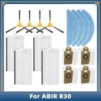 สำหรับเครื่องดูดฝุ่นหุ่นยนต์ R30 ABIR เปลี่ยนอุปกรณ์อะไหล่แปรงด้านข้างตัวกรอง Hepa ถุงหูรูดผ้าซับ