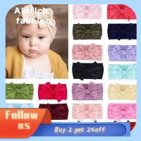 ALDRICH FASHION Cute Children Hair Accessories Headwear Baby Nylon Headband Infant Stretch Turban Bowknot Headwrap Girls Bow Hairband