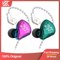 KZ ZST X ZST ในหูหูฟังไฮบริดชุดหูฟังไฮไฟเบสเสียงยกเลิกที่มีสีสันหูฟังพร้อมไมโครโฟนแทนที่สายเคเบิ้ลสำหรับ ZSN ZSX ZS3