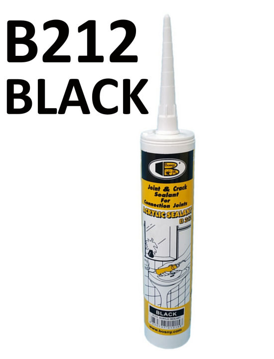 BOSNY ACRYLIC SEALANT B212 BLACK ( 300 ML ) JOINT AND CRACK SEALANT FOR ...