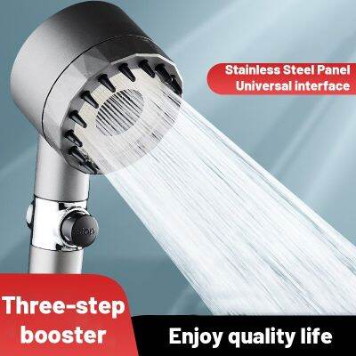 Zhangji NEW High Pressure Shower Head Bathroom Rainfall Water Saving Skin Spa 3 Modes Shower Hose Holder Set Faucet for Bathroom Showerheads