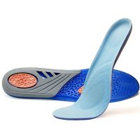 Silicone Gel Insoles Men Women Shoe Inserts Shock Absorbing Sports Insole Foot Care for Plantar Fasciitis Relieve Feet Pain Pad Shoes Accessories