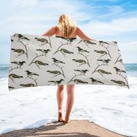 ஐ♛ Christmas Bird Branch Rectangular Beach Towel Quick Dry Microfiber Towel Beach Blanket for Adults Kids Outdoor