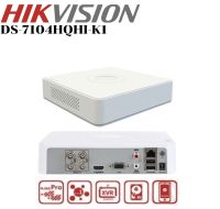 HIKVISION DVR  รุ่น DS-7104HQHI-K1 รองรับกล้องวงจรปิด 4 ช่องทุกระบบ AHD/TVI/CVI/CVBS เพิ่มกล้อง IP+ 1 ช่อง บันทึกภาพที่ความละเอียดสูงสุด 3 ล้านพิกเซล H.265 PRO+