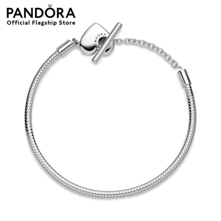 pandora-moments-heart-t-bar-snake-chain-bracelet