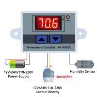 【hot】✱  W3005 12V 24V 220V Digital Humidity Controller instrument control hygrostat Hygrometer SHT20 sensor