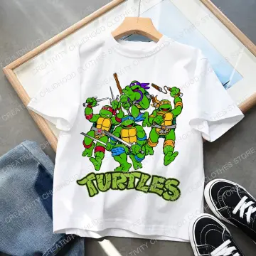 Kids Blue Teenage Mutant Ninja Turtle Print T-Shirt (5-12yrs