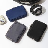 Japanese Men Wallet Earbuds Storage Bag Credit Card Holder Case For Boys Girls Journey Bank Card Organizer Zipper Coin Purse