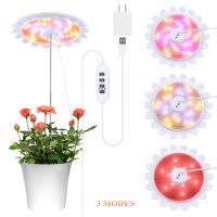 ❄●✣ yizhan224080 Mais novo led crescer luz guarda-chuva phyto lâmpada de altura ajustável usb pode ser escurecido planta para bonsai indoor vasos flores