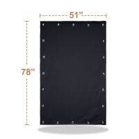 [COD] ชั่วคราว Blackout Blind Curtain Window ปรับ Sucker Shade Drape Thermal In Christmas Gift