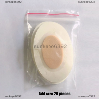 sunkepo6392 20pcs heel Protector การดูแลเท้าแต่เพียงผู้เดียวสติกเกอร์กันน้ำที่มองไม่เห็นแพทช์ Y