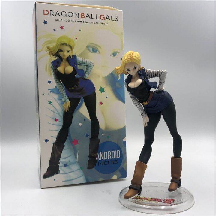 zzooi-dragon-ball-z-action-android-18-figure-lunchi-videl-lazuli-launch-kawaii-anime-figma-girl-toys-model-20cm