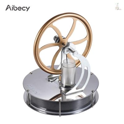 ➽T G Aibecy Low Temperature Stirling Engine Motor Model Heat Steam Education Toy DIY Kit