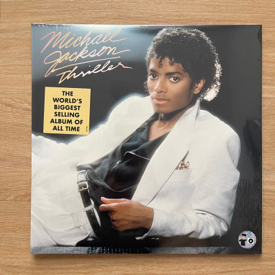 แผ่นเสียง Michael jackson อัลบั้ม Thriller Vinyl, LP, Album, Reissue, Repress, Stereo แผ่นเสียงมือหนึ่ง ซีล
