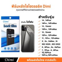 สินค้าพร้อมส่ง ฟิล์มหลังสีใส ฟิล์มหลังลายเคฟล่าสำหรับไอโฟน6/7/8 6plus/7plus/8plus//x/xs , xr, xs max iphone11,iphone11Pro iphone 11Pro max/  12 12pro 12promax