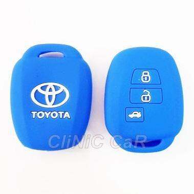 ซิลิโคนแบบหนา-หุ้มกุญแจรีโมท-แบบหุ้มเต็ม-toyota-yaris