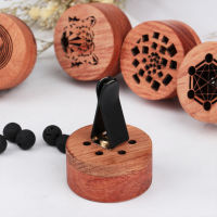 【cw】2PCS New Portable Car Aromatpy Diffuser Vent Clip Wooden Carved Car Air Outlet Aromatpy Clip Auto Interior Accessories ！