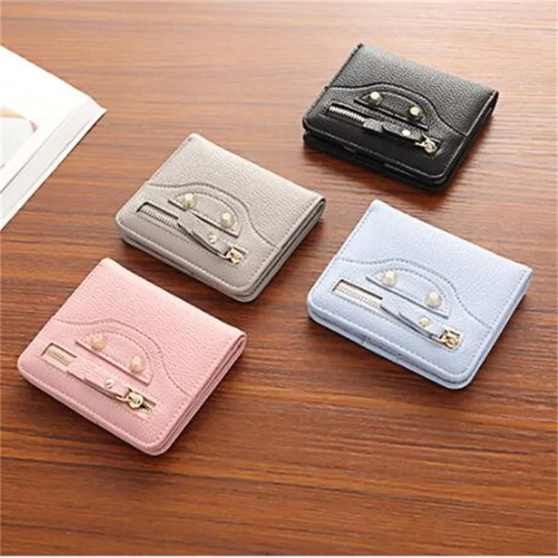 Women Small Coin Purse Wallet Mini Thin Money Cash Pocket with